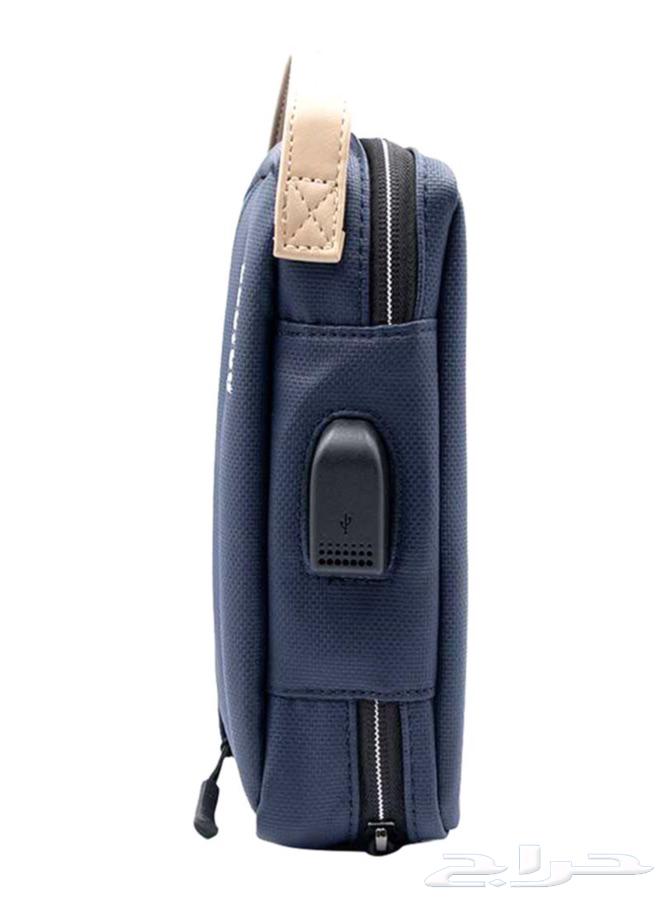 شنطة يد أنيقة بمنفذ USB ألوان متعددة