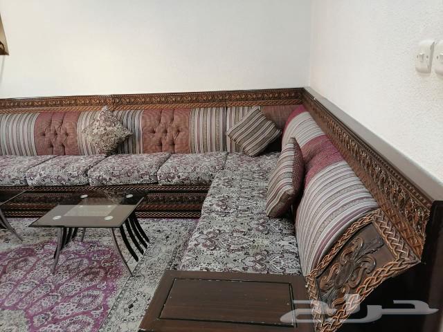 كنب مغربي ديكور خشب