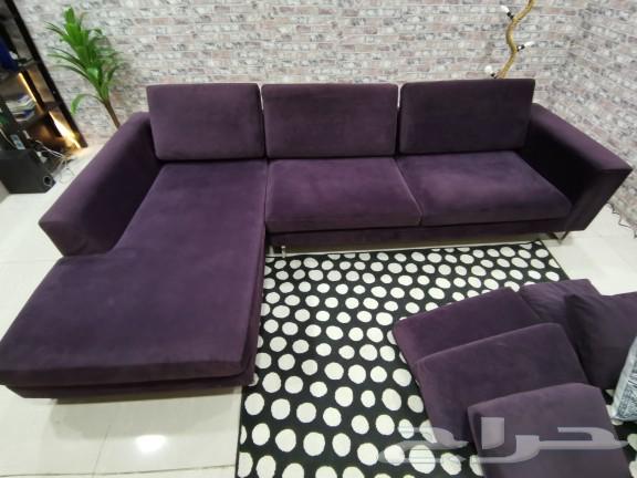 كنب L من هوم سنتر (تم البيع)