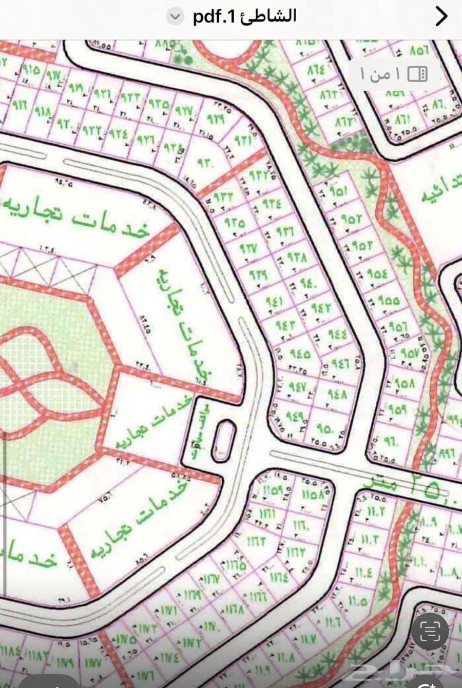 ارض للبيع بمخطط شاطئ1 ذات موقع مميز وبأقل اسعار السوق630058248615701124