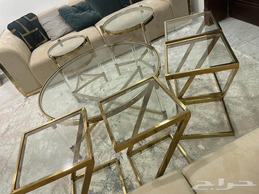 طقم طاولات ضيافه وقهوه ومدخل63005830815874116
