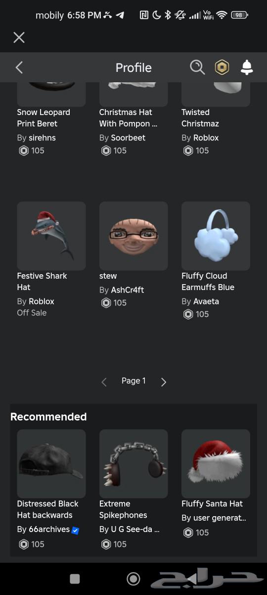 Roblox account for sale63326500342658114