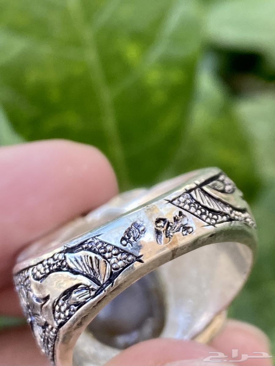 A luxurious silver Agate Solomon ring, the epitome of elegance63325047763585112