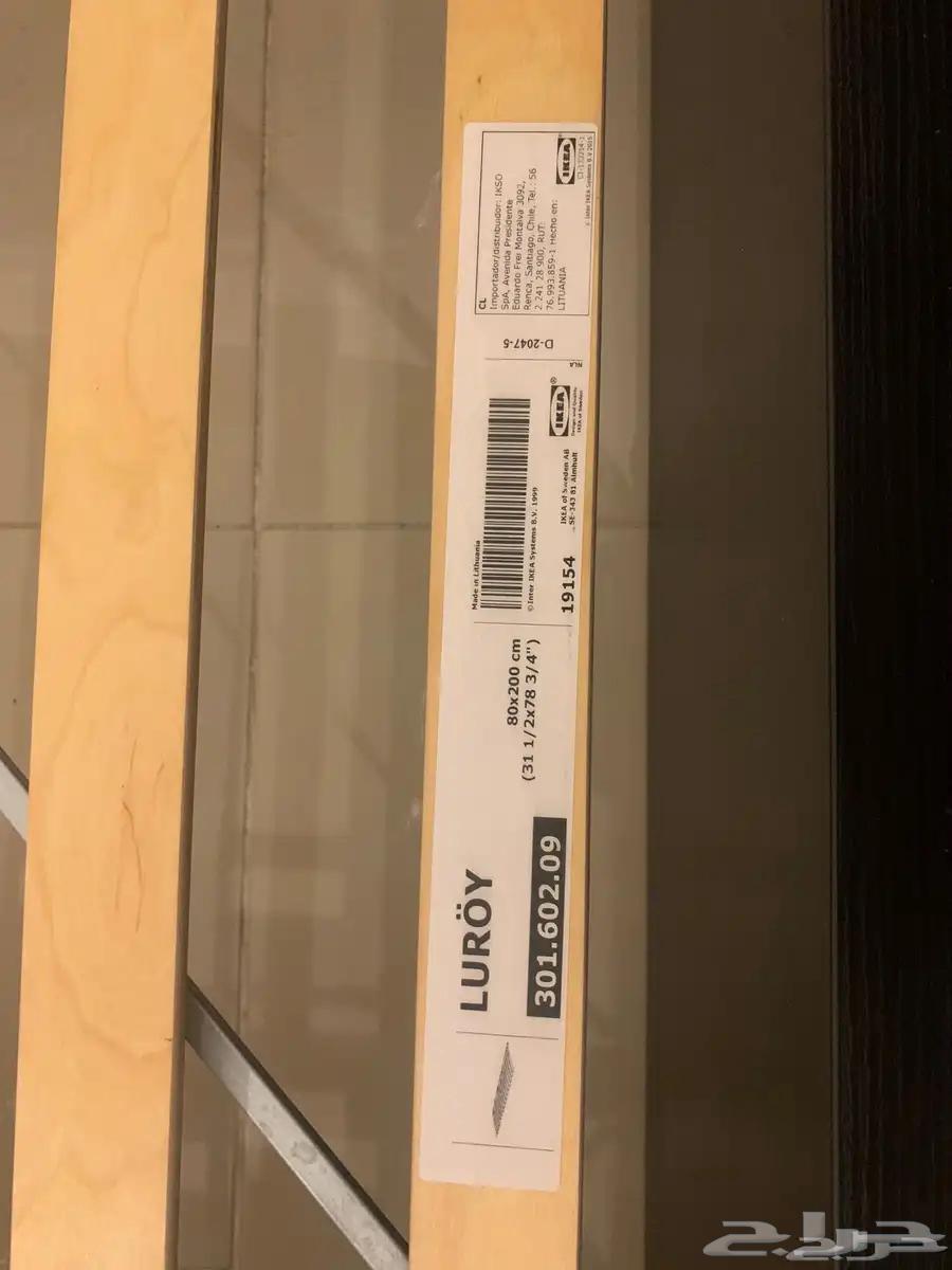 سرير اسود من ايكيا نظيف لا يوجد خدش63326028122625111