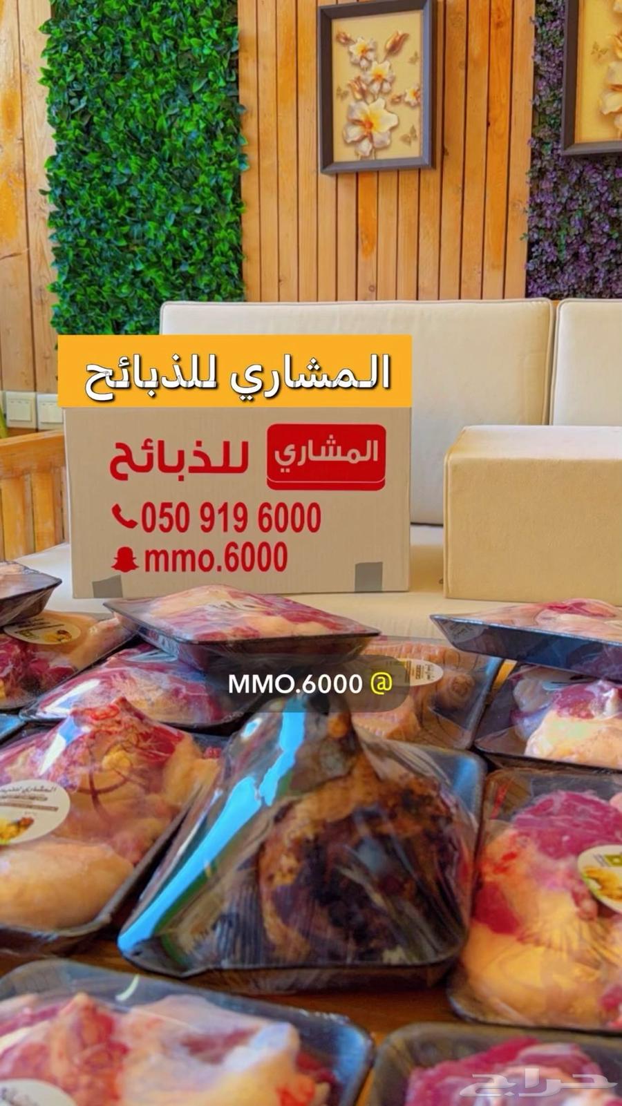 بيع ذبايح وتغليف وتوصيل63324917438211113