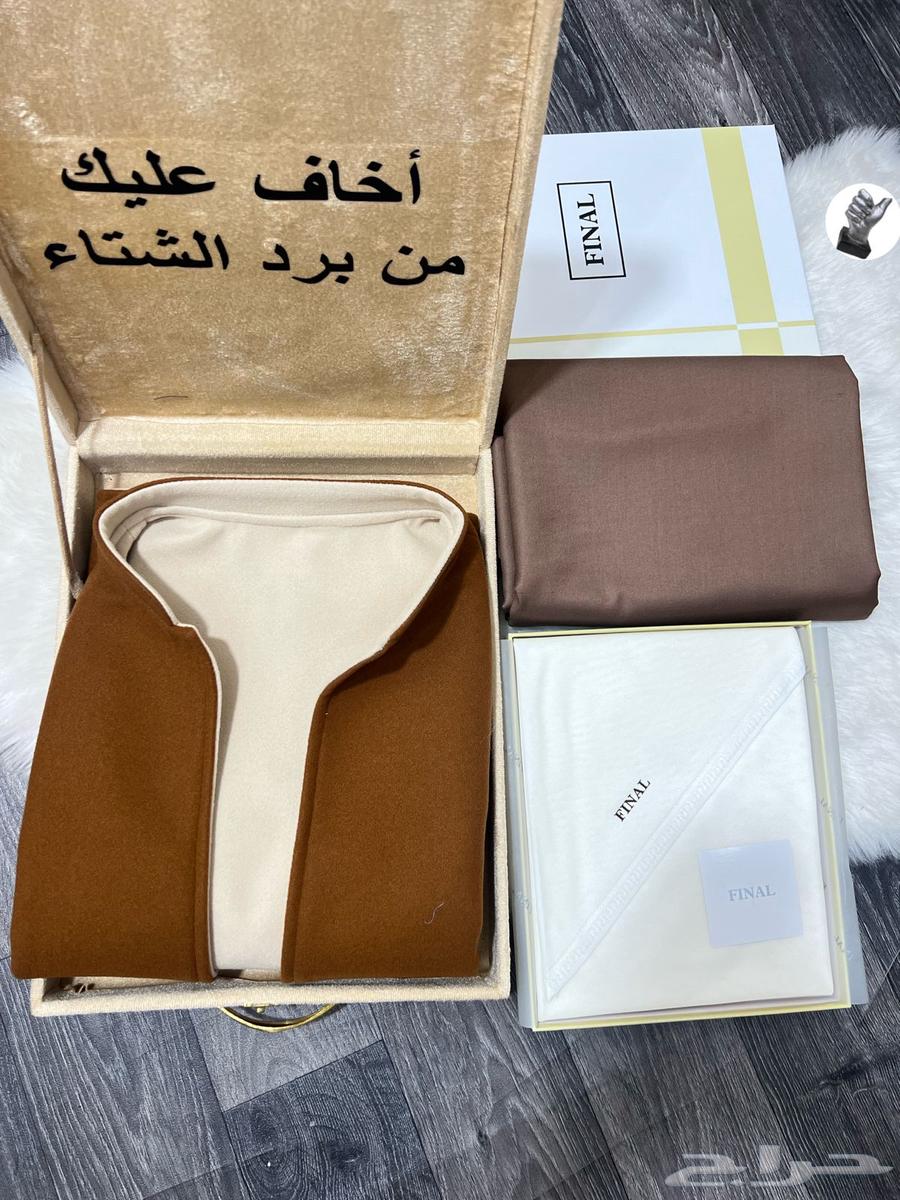 طقم شتوي رجالي شال شتوي وسديري وقماش شتوي63324581460865113