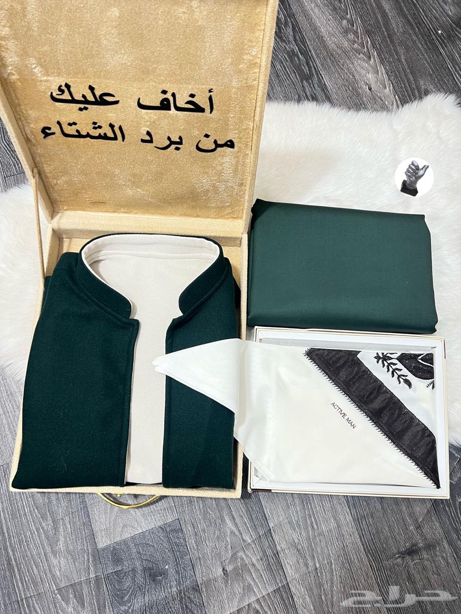 طقم شتوي رجالي شال شتوي وسديري وقماش شتوي63324581460865114