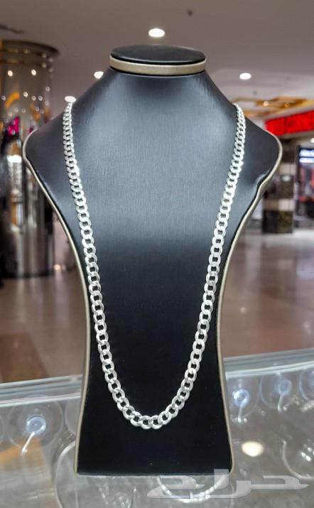 سلاسل فضه ايطاليه 925 اصليييه63323579703427113