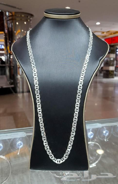 سلاسل فضه ايطاليه 925 اصليييه63323579703427111