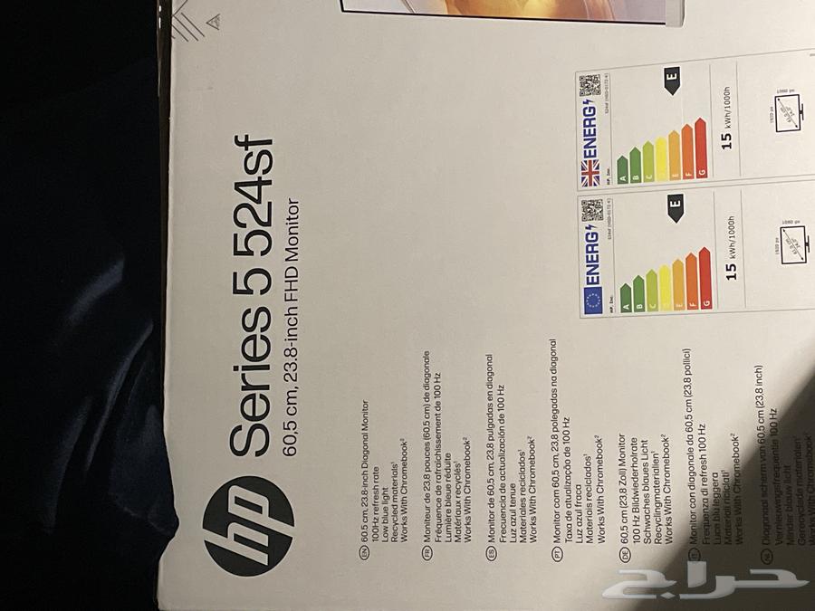 HP شاشة كمبيوترFHD 23.863323331262339111