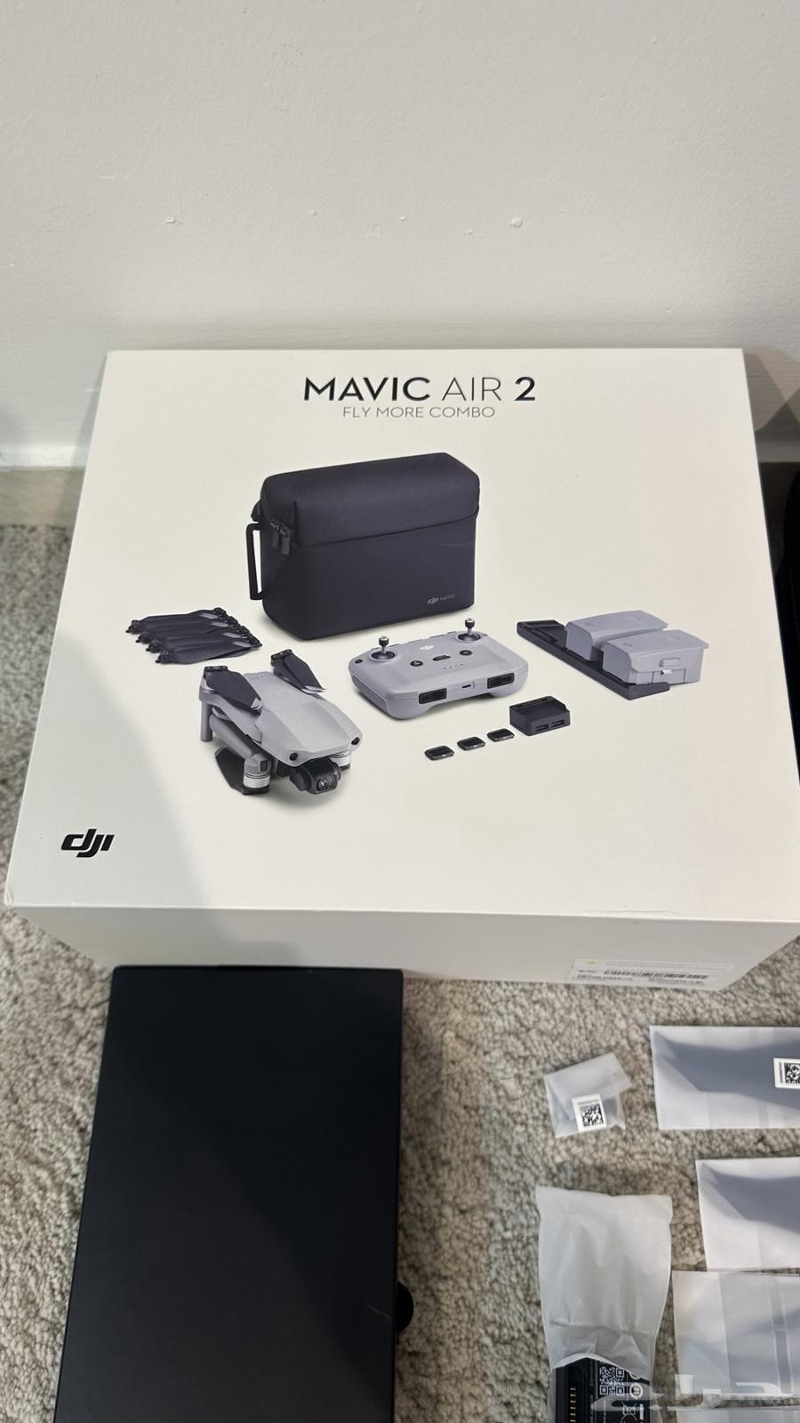 مافيك اير 2 كمبو mavic air 2 درون طائره( مصرحه)63319223897346112
