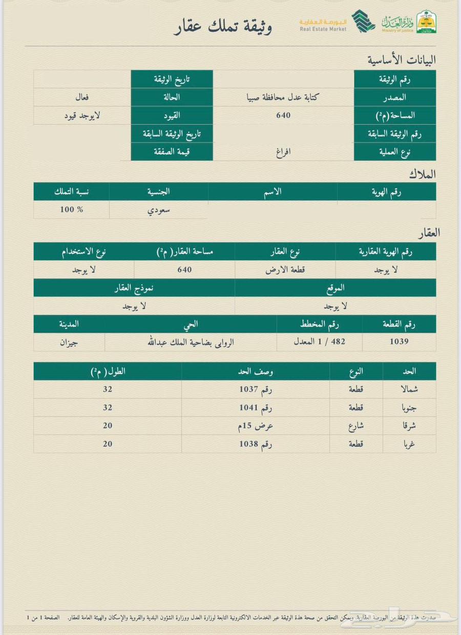 We buy and sell lands in Jizan suburbs63006195192577114