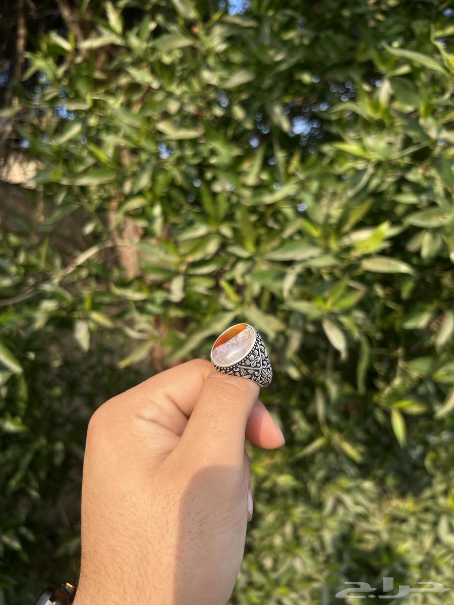 Yemeni snow agate silver 950 ring63298505087875114