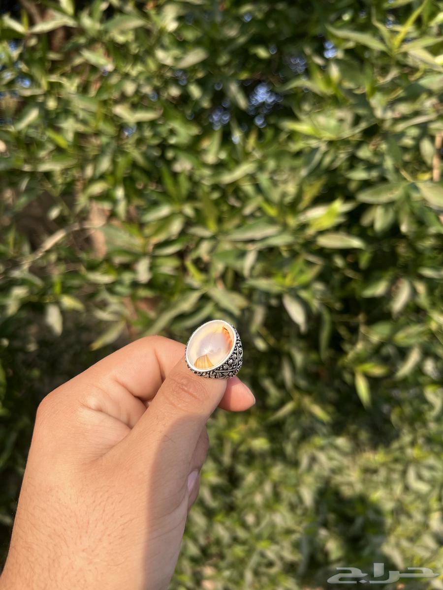 Yemeni snow agate silver 950 ring63298505087875112