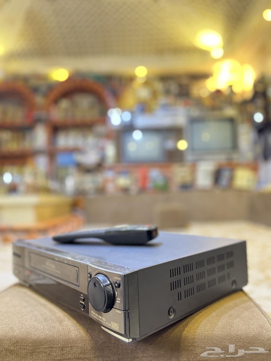 Old traditional large tape video player63298020762626112