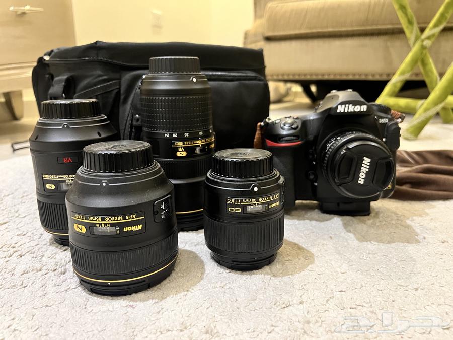كاميرا و خمس عدسات nikon D85063296863500930113
