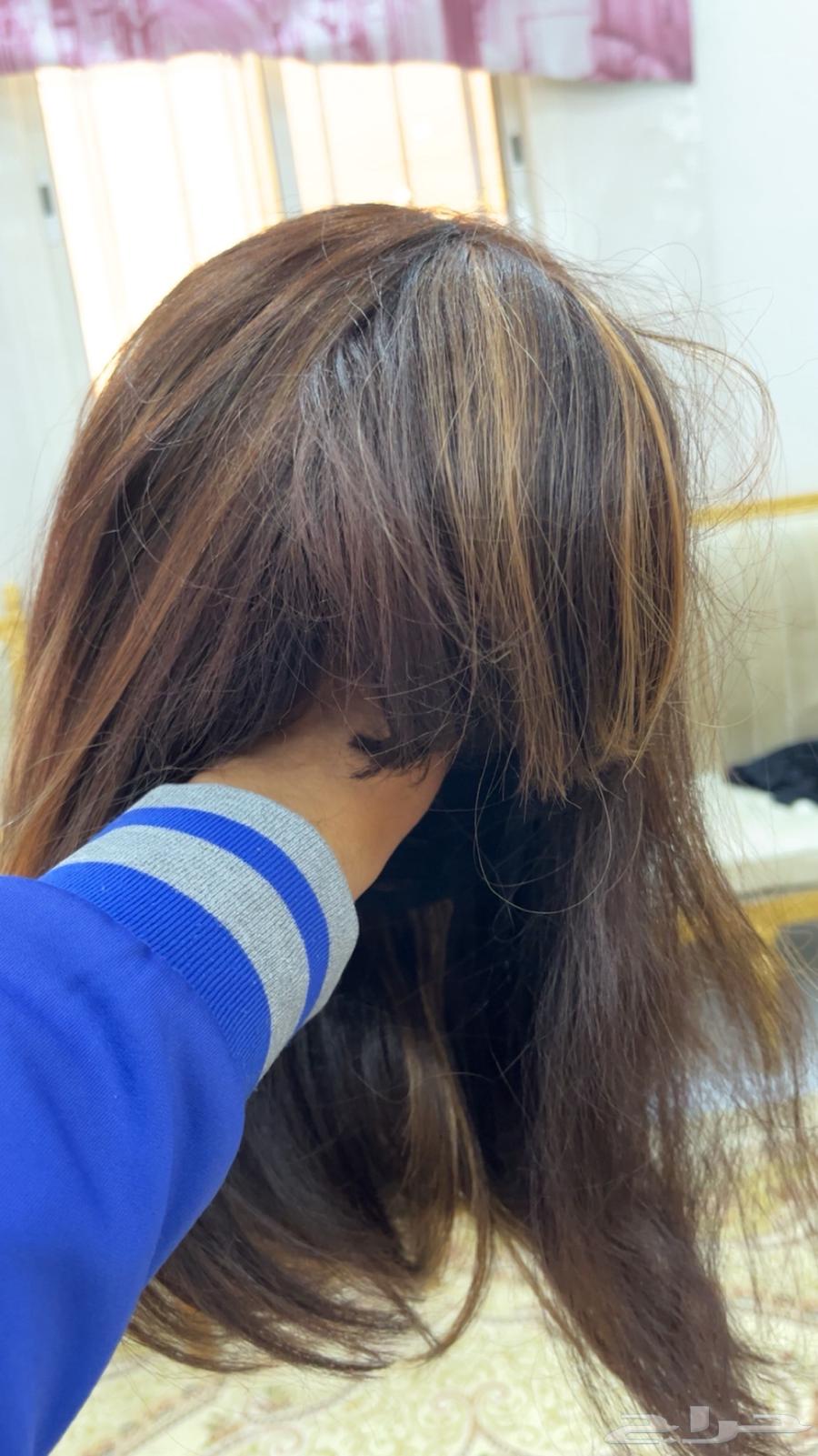 باروكة شعر طبيعي 100  ويوجد مشروك63616165395331114