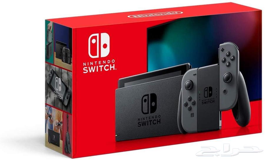 نينتدو سويتش رصاصي-nintendo switch with grey joy-con632957250613781127