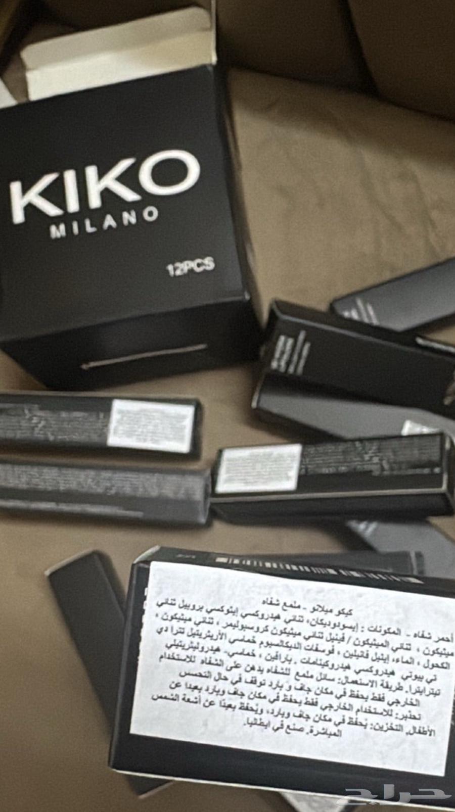 طقم ارواج كيكو ميلانو ثابتة 12 قطعة جديد بكرتونها مكياج جما63293873733761113