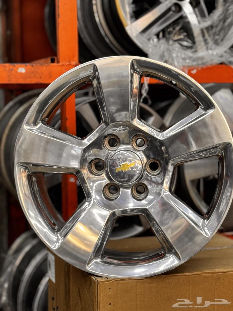 Original alloy wheels for 2020 Tahoe model, size 20, genuine and official63512218130817112