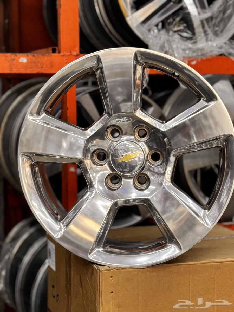 Original alloy wheels for 2020 Tahoe model, size 20, genuine and official63512218130817111