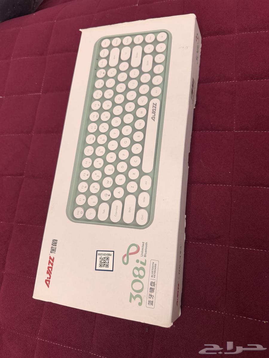 Haijiewei 308i Wireless Bluetooth Keyboard White63616475051395111