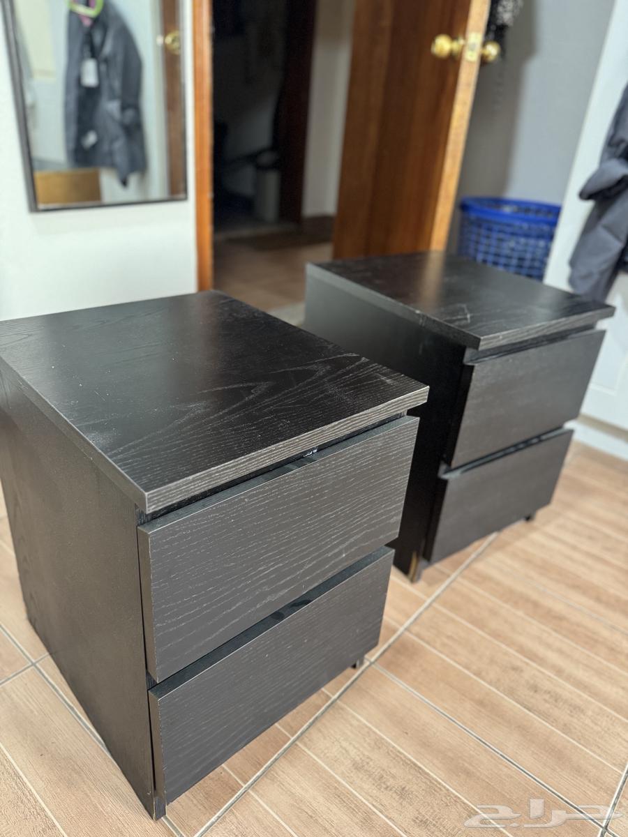 Ikea bed side tables in black63290684772738111