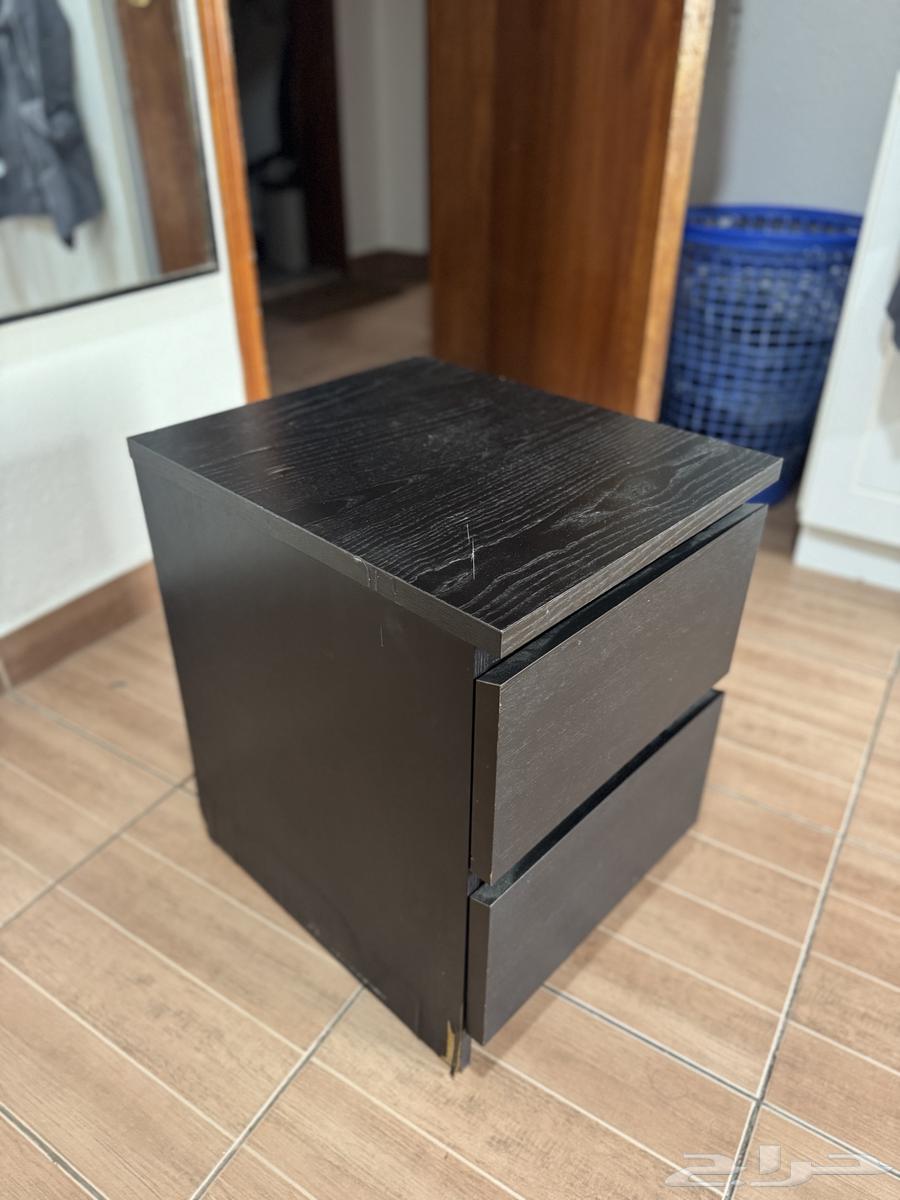 Ikea bed side tables in black63290684772738113