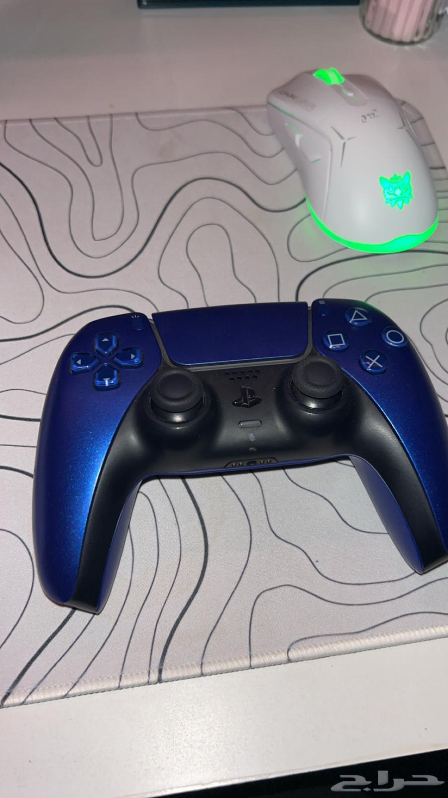 Original Sony DualShock 5 controller, Captain Blue color, in high demand and desired.63290122017154111