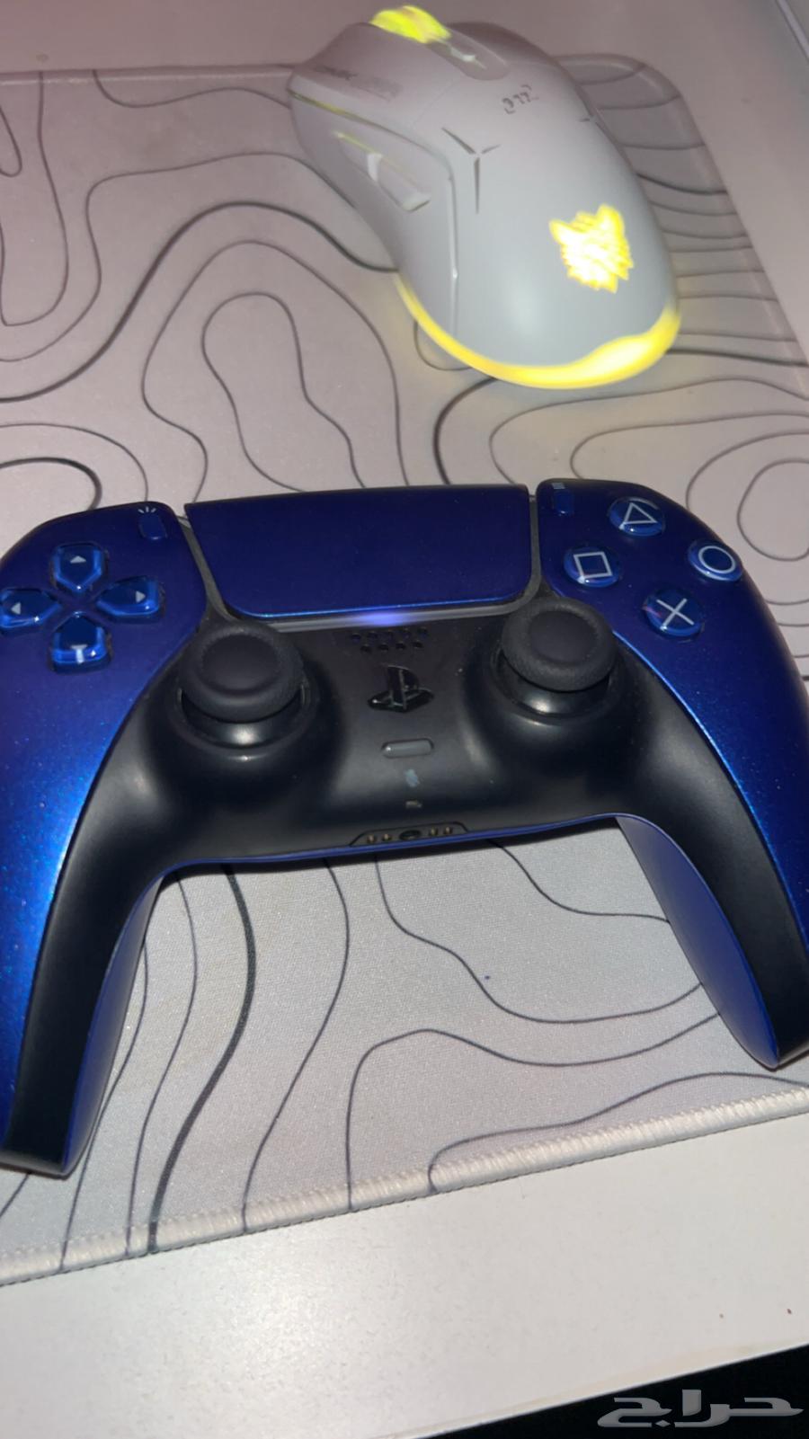 Original Sony DualShock 5 controller, Captain Blue color, in high demand and desired.63290122017154112