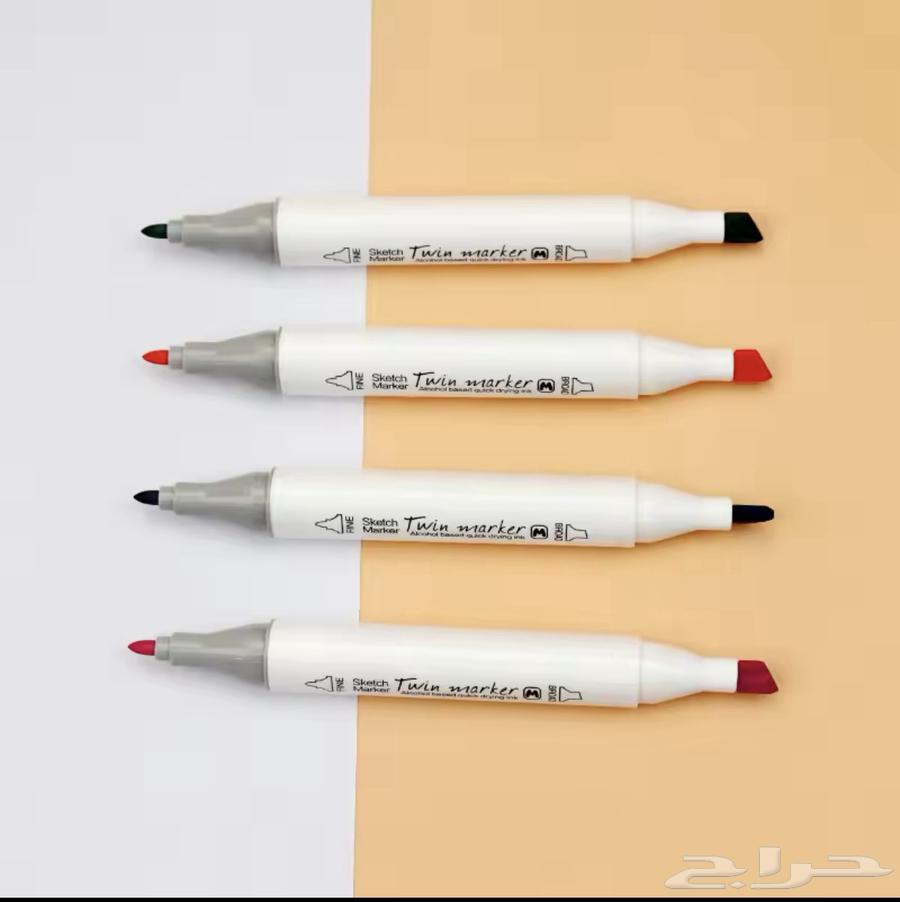 MoKiloo Dual-Ended Drawing Marker Set - 48 Colors for Students and Artists63280744553217111