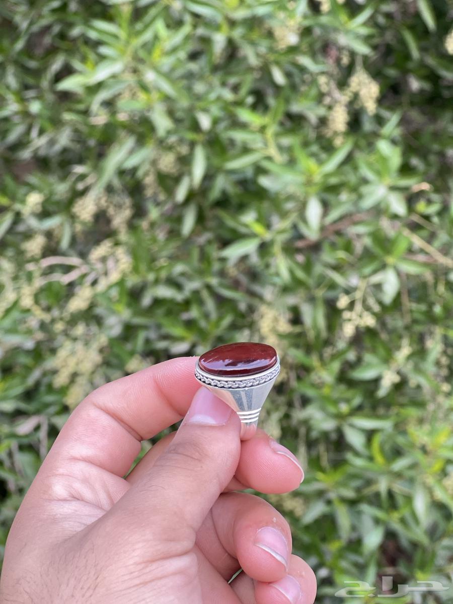 Raw carnelian ring with 925 silver632789848651551117