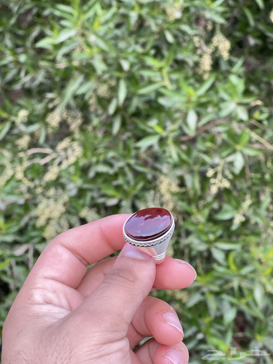 Raw carnelian ring with 925 silver63278984865155111
