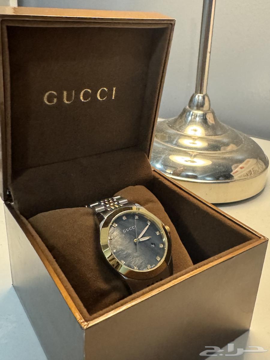 A unique Gucci watch with a mother-of-pearl dial for 350 riyals63275943876737112