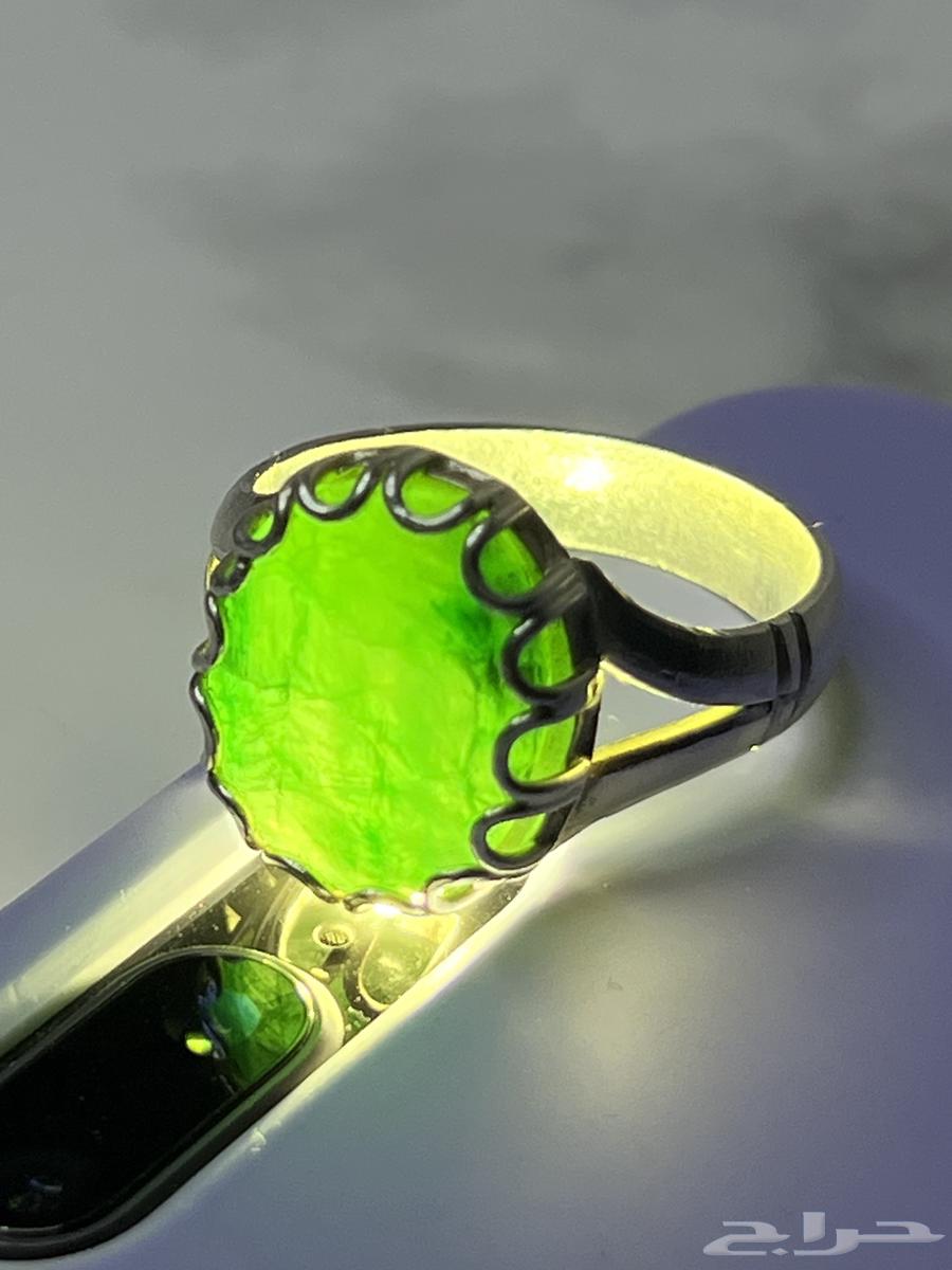 Green agate stone ring63260965535745114