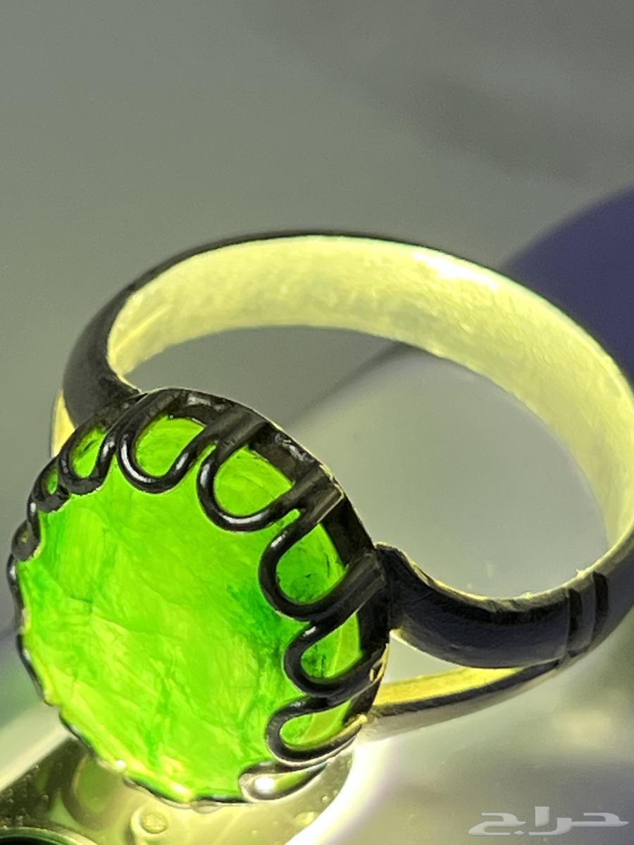 Green agate stone ring63260965535745113
