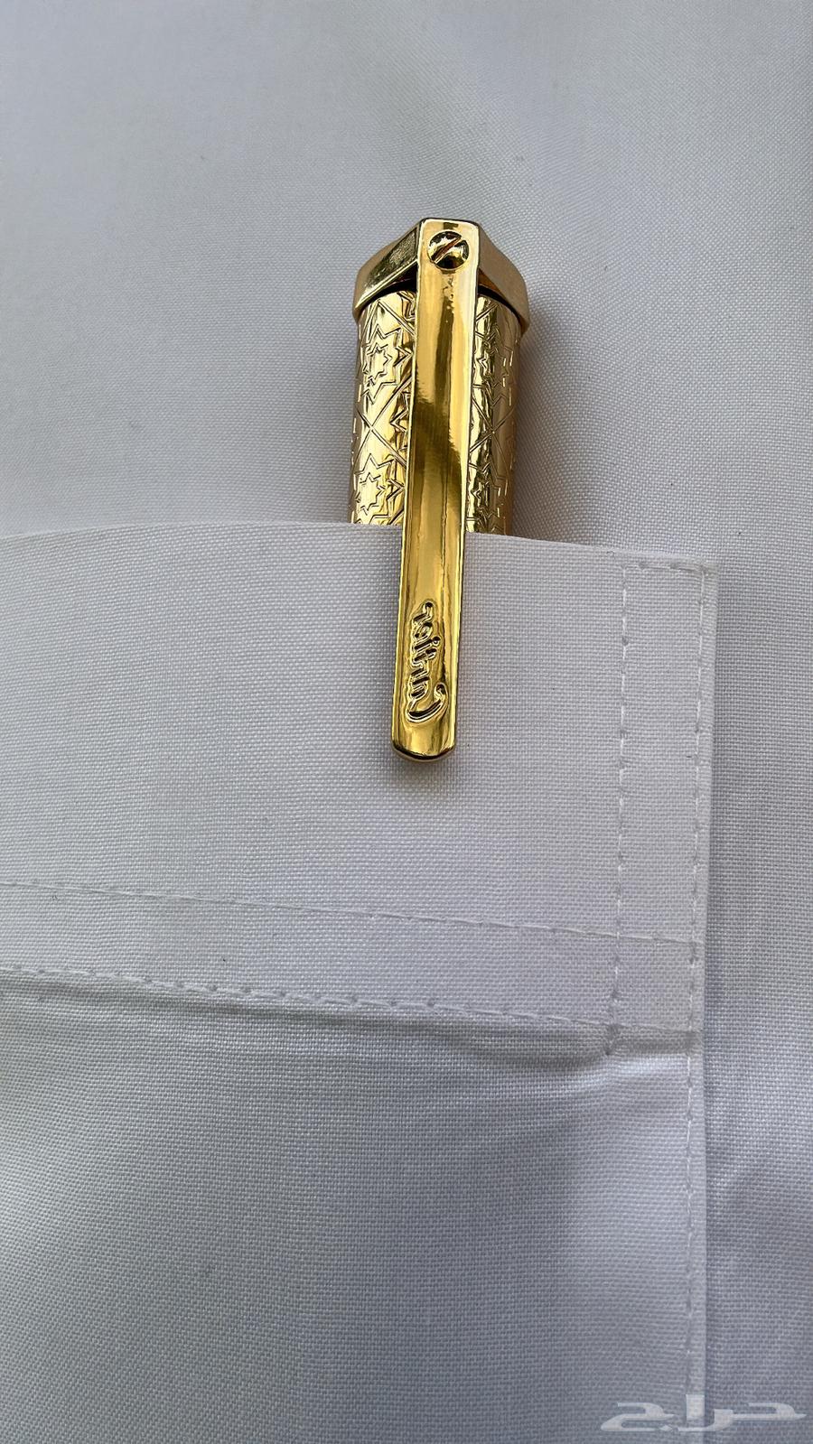 Gold Hexagonal Cartier Pen63617575814530114