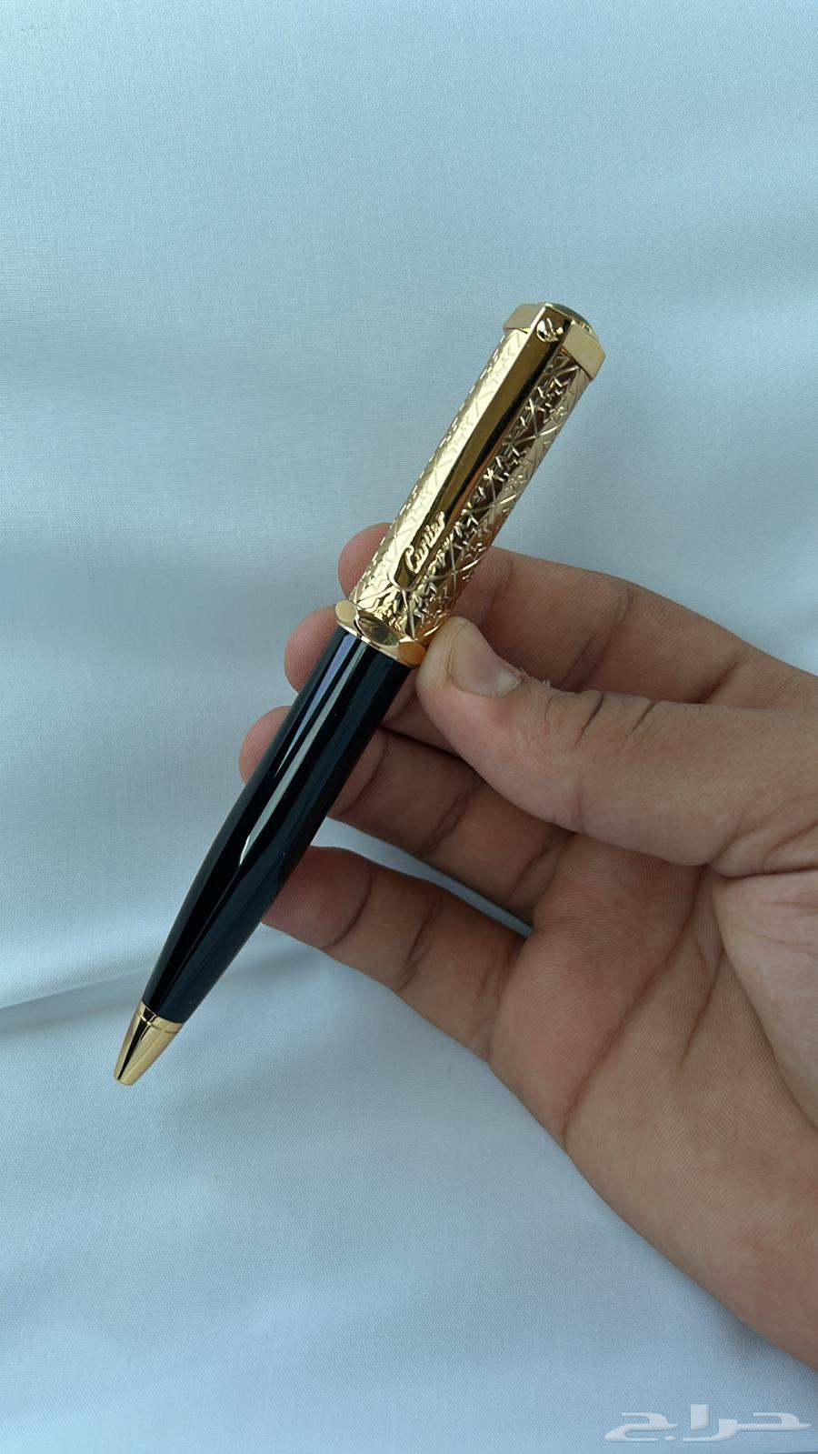 Gold Hexagonal Cartier Pen63617575814530113