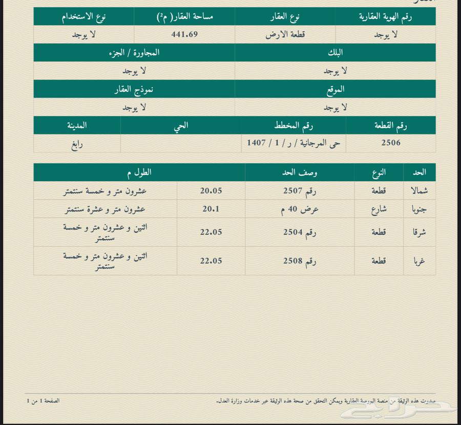 Commercial land for sale, Al-Murjanah district, Rabigh63007707437441112