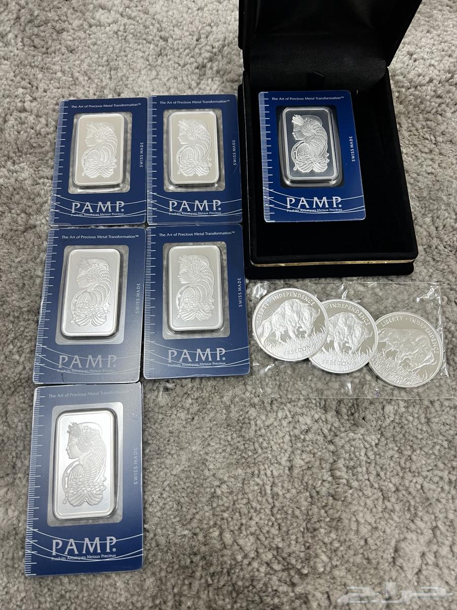 Six silver ingots, three ounces of silver.63257348580097113