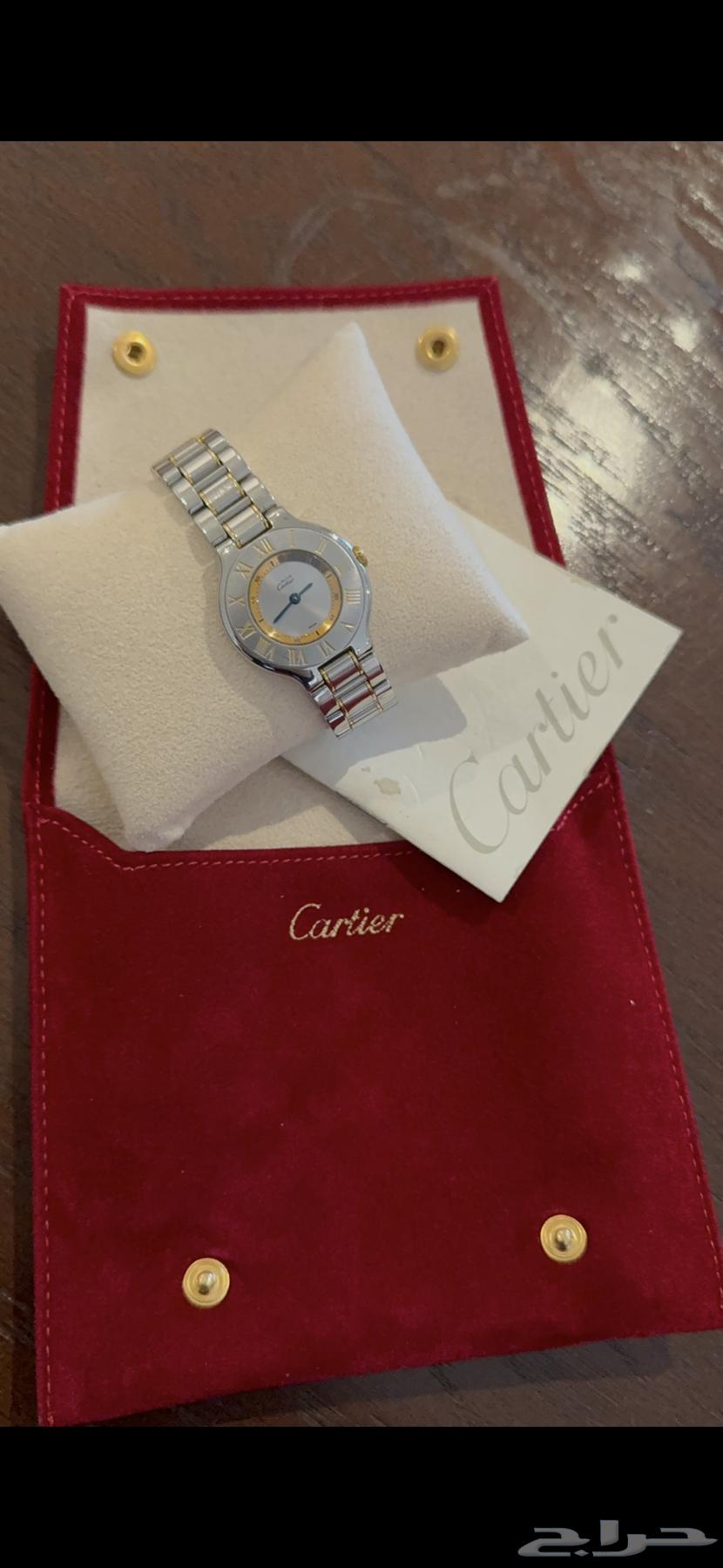ساعة كارتير فنتج نظيفه اصليه Cartier63254735161859112