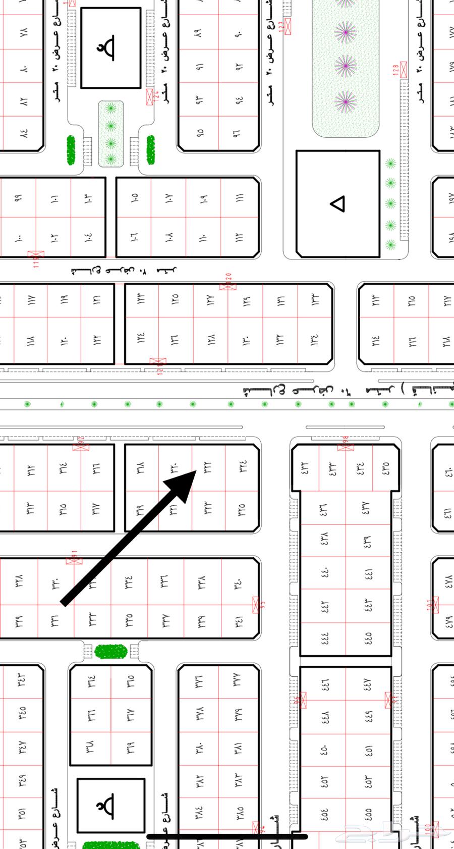 For sale: commercial land in Al-Nahda district (map 98 H), 60 North street63007887073666111