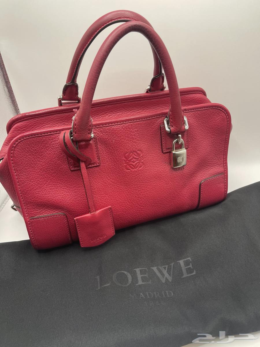 حقيبة لويفي LOEWE أصلية لون أحمر63251044333059116