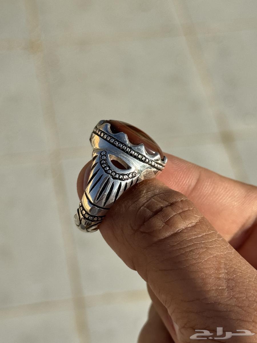 Yemeni agate ring63251585473409113