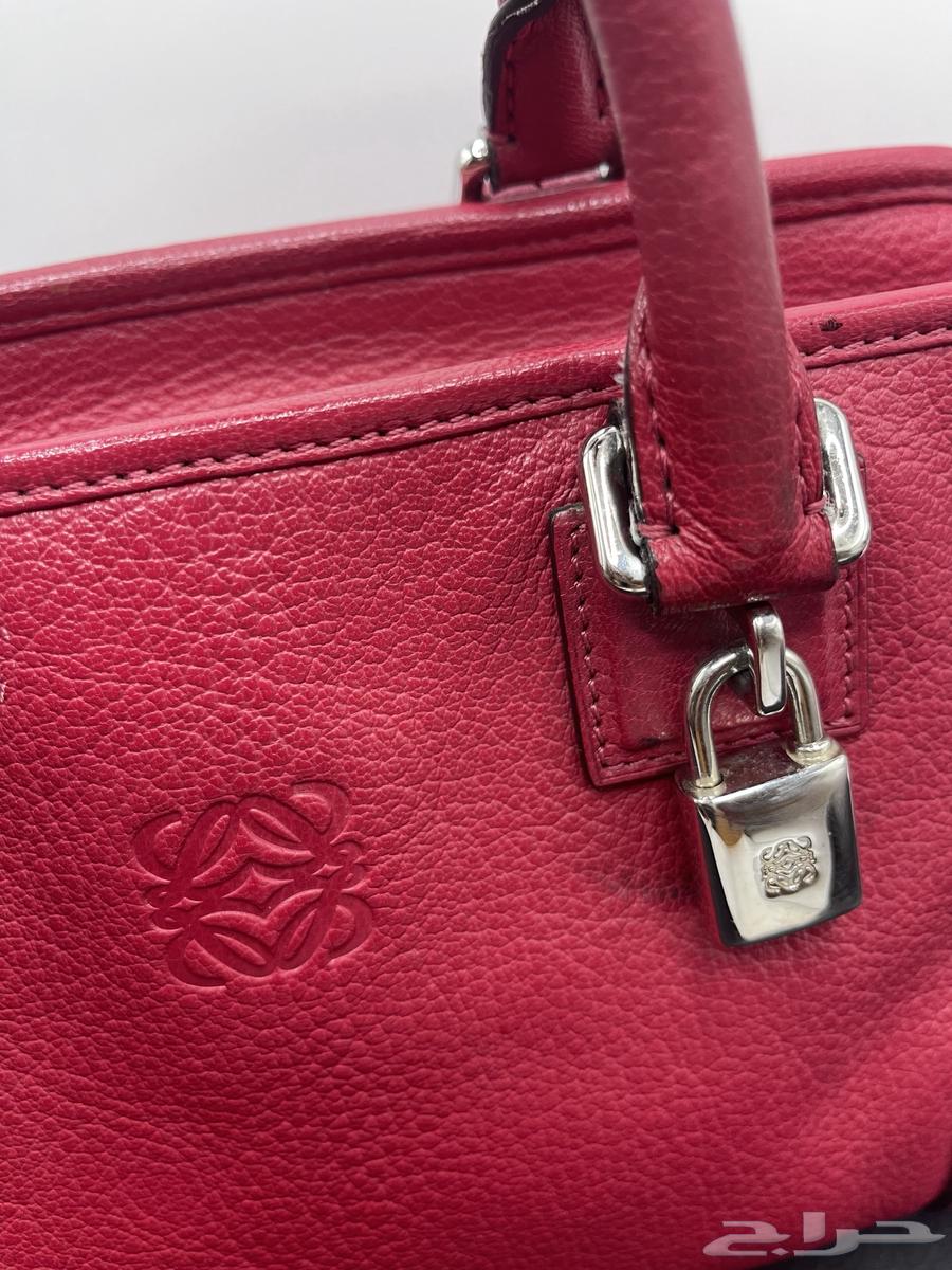 حقيبة لويفي LOEWE أصلية لون أحمر63251044333059113