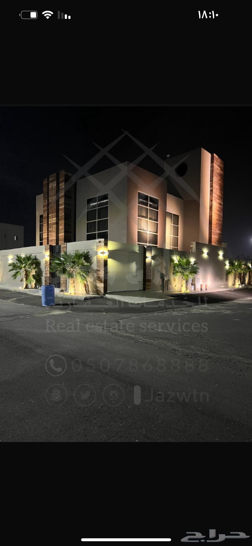 للبيع فيلا مؤثثة فاخرة دورين وملحق في شمال مدينة ج زان630081611692811123