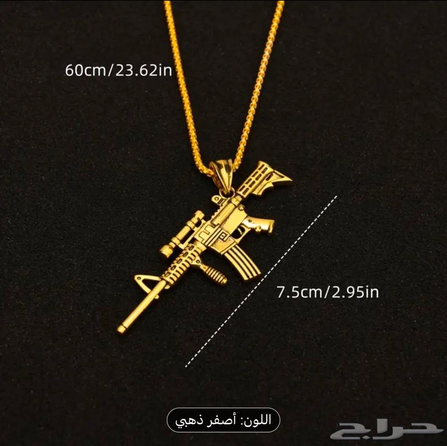 تيشرتات - بلوفرات - سلسال معدني ذهبي - اكسسوارات63247994707971110