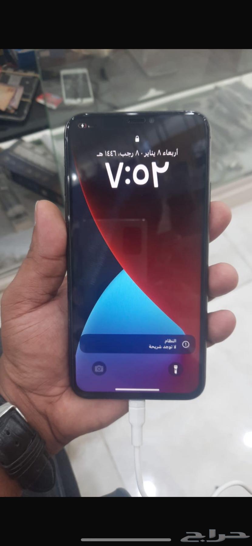 ايفون 11بروماكس مافيه اي عيوب مغيرين الشاشه فقط63244933358593111