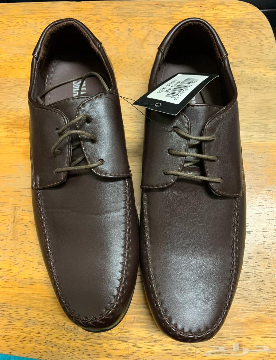 New men's formal leather shoe, size 42, brown color632454502859541123