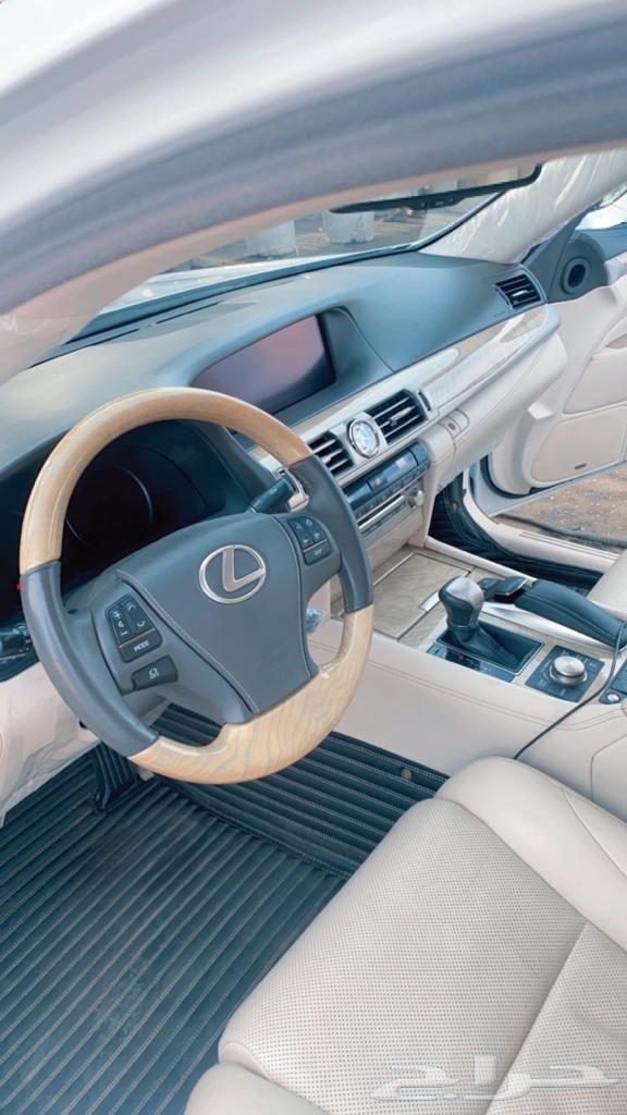 لكزس 460LS موديل 2014 لارج لون ابيض بودي وكاله63373908583425113